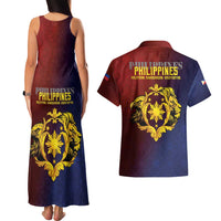 Philippines 127th Independence Day Couples Matching Tank Maxi Dress and Hawaiian Shirt Special Style
