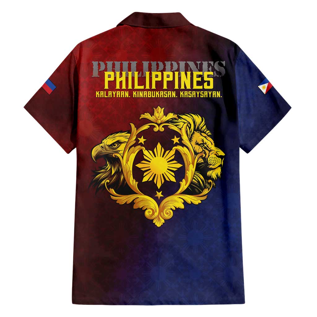 Philippines 127th Independence Day Family Matching Short Sleeve Bodycon Dress and Hawaiian Shirt Special Style