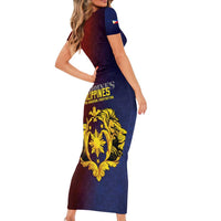 Philippines 127th Independence Day Family Matching Short Sleeve Bodycon Dress and Hawaiian Shirt Special Style