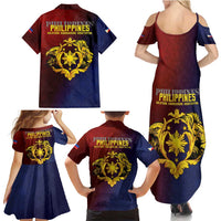 Philippines 127th Independence Day Family Matching Summer Maxi Dress and Hawaiian Shirt Special Style