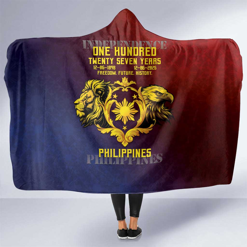 Philippines 127th Independence Day Hooded Blanket Special Style