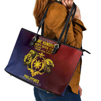 Philippines 127th Independence Day Leather Tote Bag Special Style