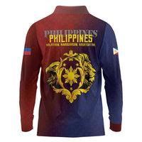 Philippines 127th Independence Day Long Sleeve Polo Shirt Special Style