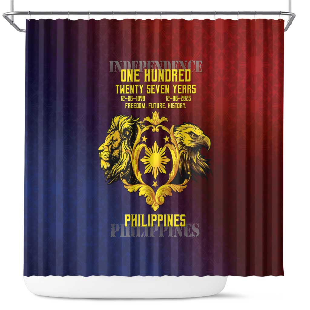 Philippines 127th Independence Day Shower Curtain Special Style