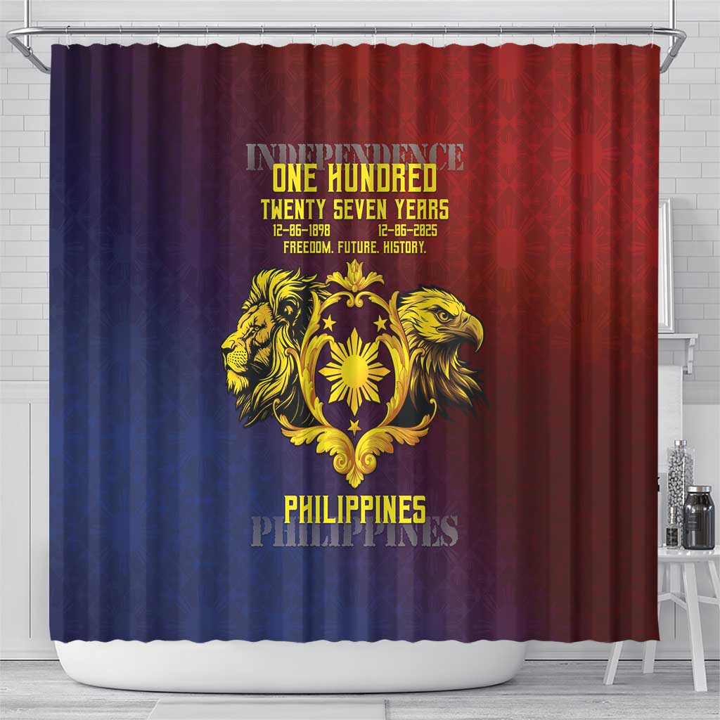 Philippines 127th Independence Day Shower Curtain Special Style