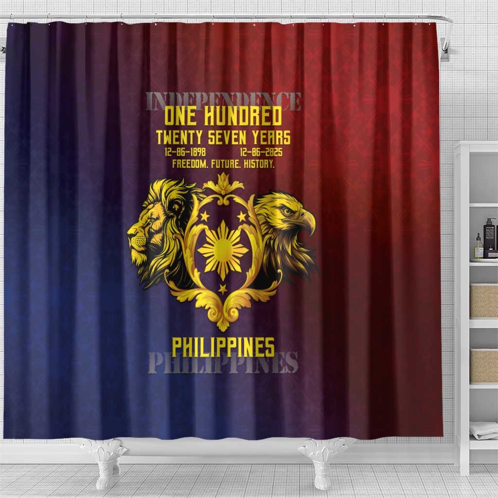 Philippines 127th Independence Day Shower Curtain Special Style