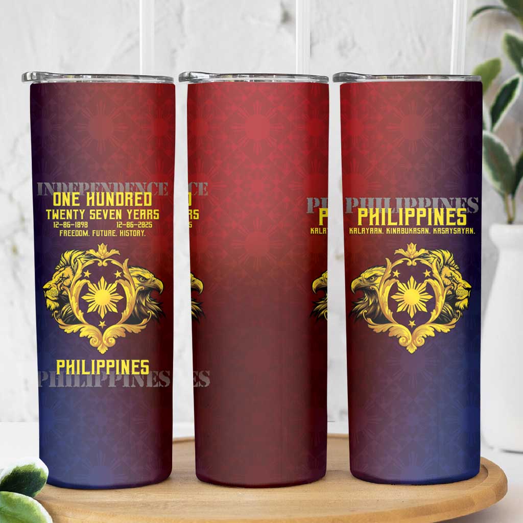 Philippines 127th Independence Day Skinny Tumbler Special Style