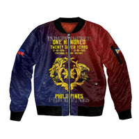 Philippines 127th Independence Day Sleeve Zip Bomber Jacket Special Style