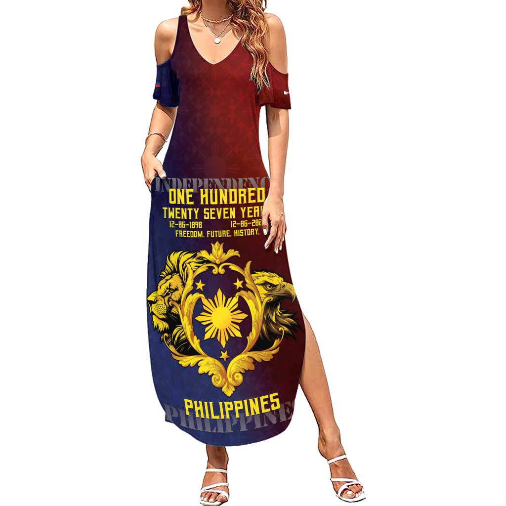Philippines 127th Independence Day Summer Maxi Dress Special Style