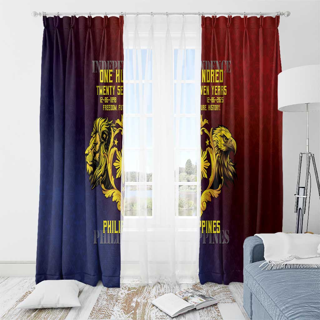 Philippines 127th Independence Day Window Curtain Special Style