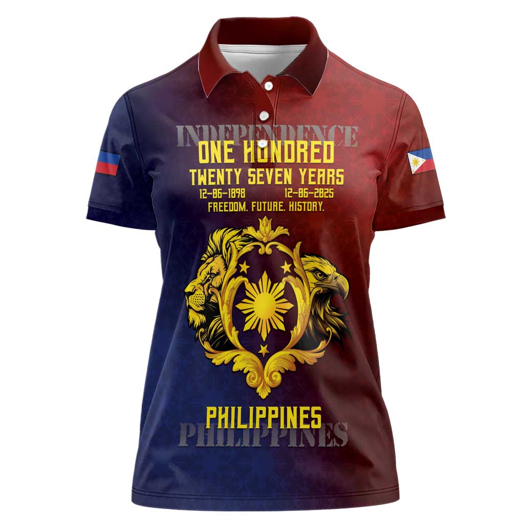 Philippines 127th Independence Day Women Polo Shirt Special Style