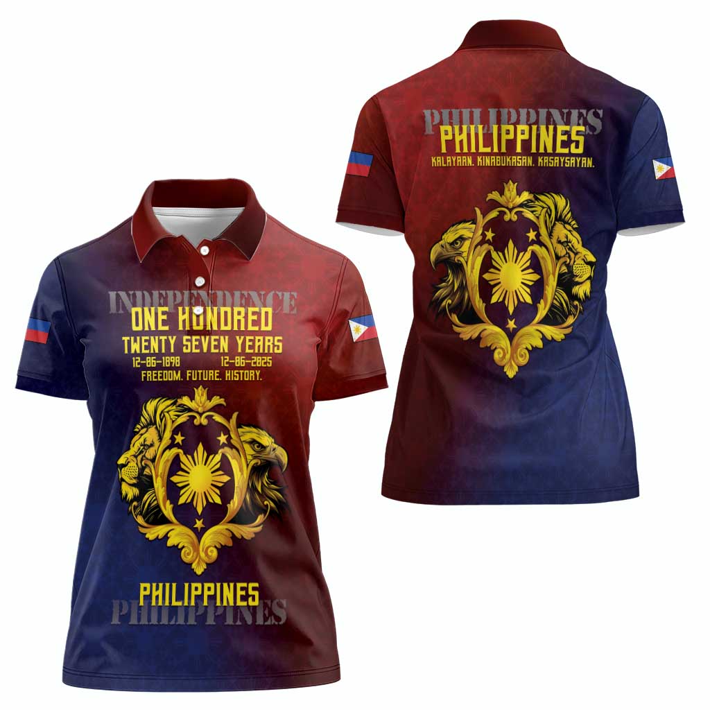 Philippines 127th Independence Day Women Polo Shirt Special Style
