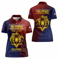 Philippines 127th Independence Day Women Polo Shirt Special Style
