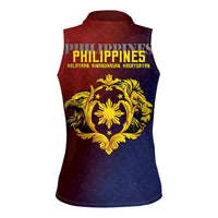 Philippines 127th Independence Day Women Sleeveless Polo Shirt Special Style