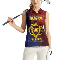 Philippines 127th Independence Day Women Sleeveless Polo Shirt Special Style