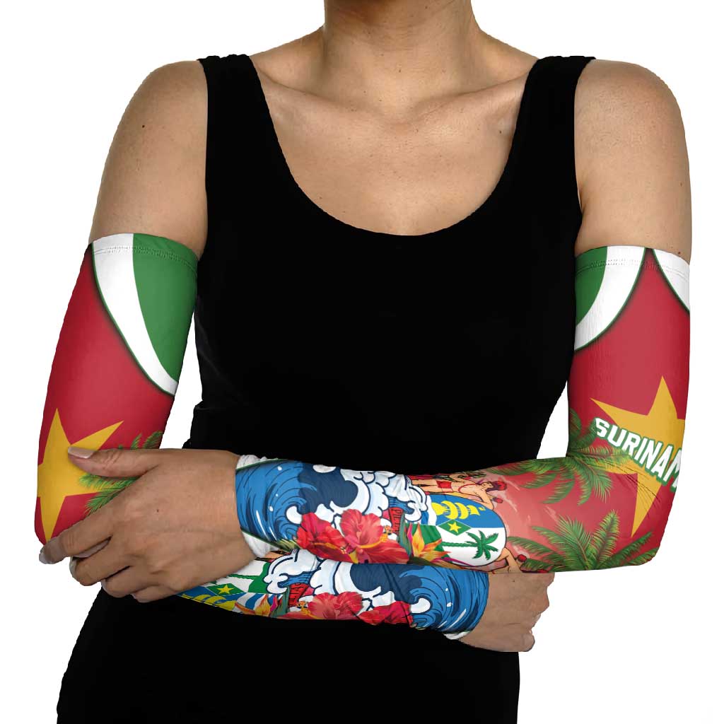 Suriname Ketikoti Arm Sleeves Happy Emancipation Day - Wonder Print Shop