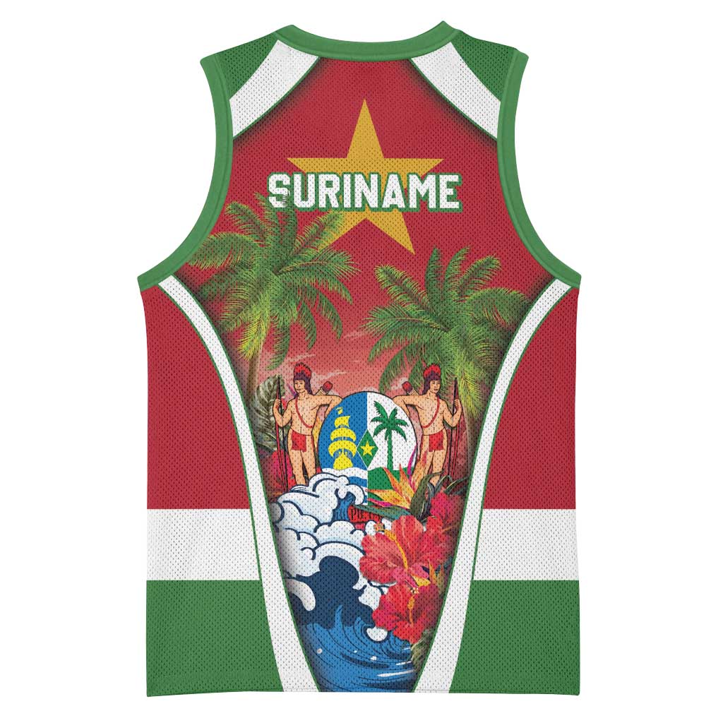 Suriname Ketikoti Basketball Jersey Happy Emancipation Day - Wonder Print Shop