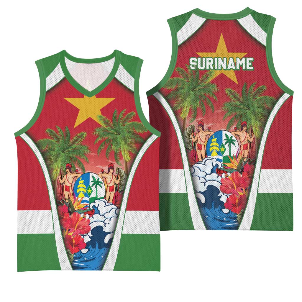Suriname Ketikoti Basketball Jersey Happy Emancipation Day - Wonder Print Shop