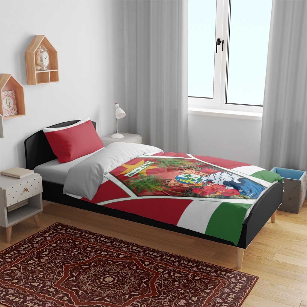 Suriname Ketikoti Bedding Set Happy Emancipation Day - Wonder Print Shop