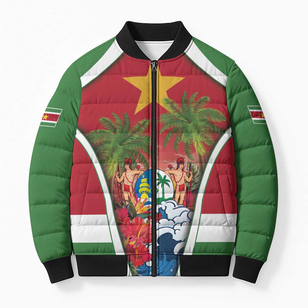 Suriname Ketikoti Bomber Puffer Jacket Happy Emancipation Day - Wonder Print Shop