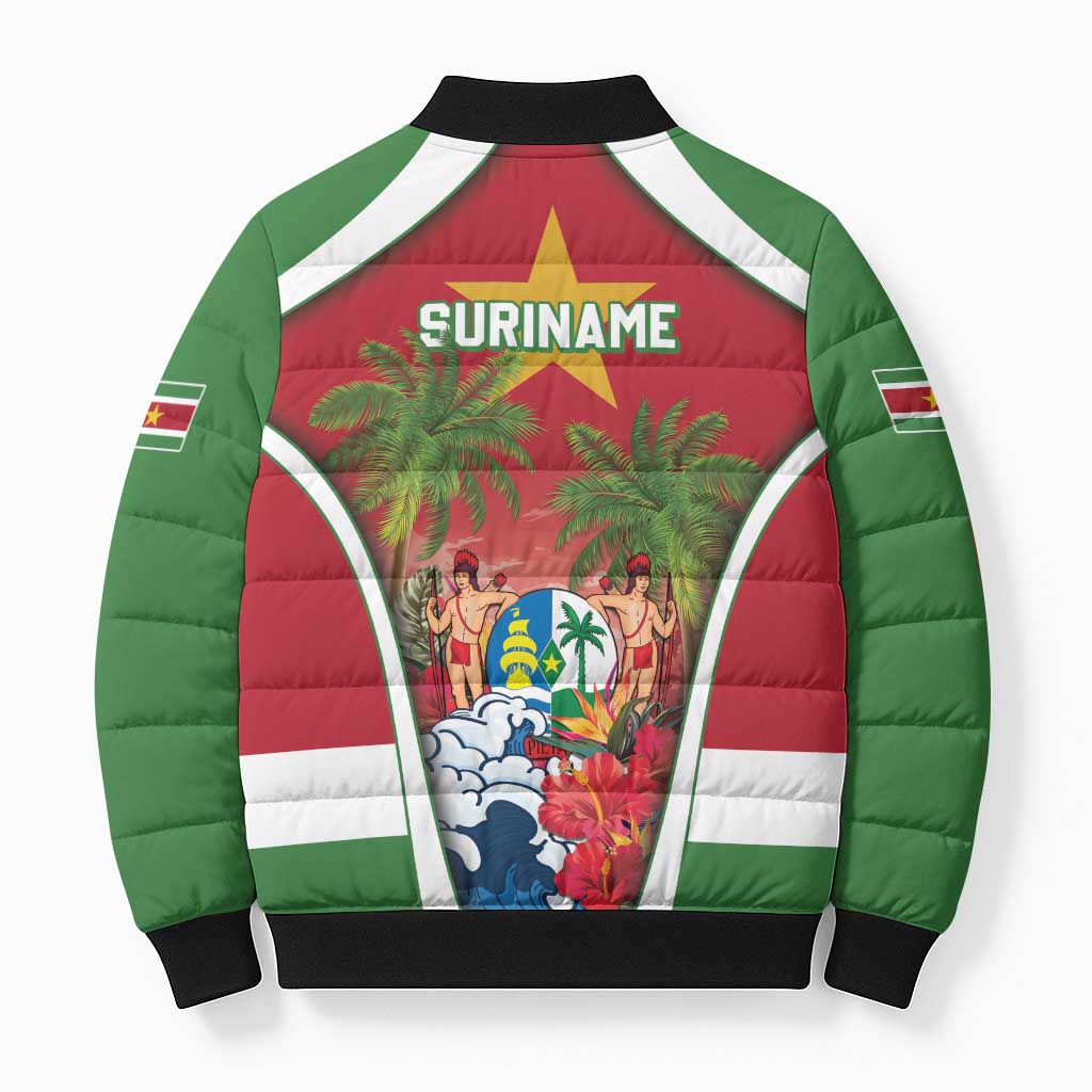 Suriname Ketikoti Bomber Puffer Jacket Happy Emancipation Day - Wonder Print Shop