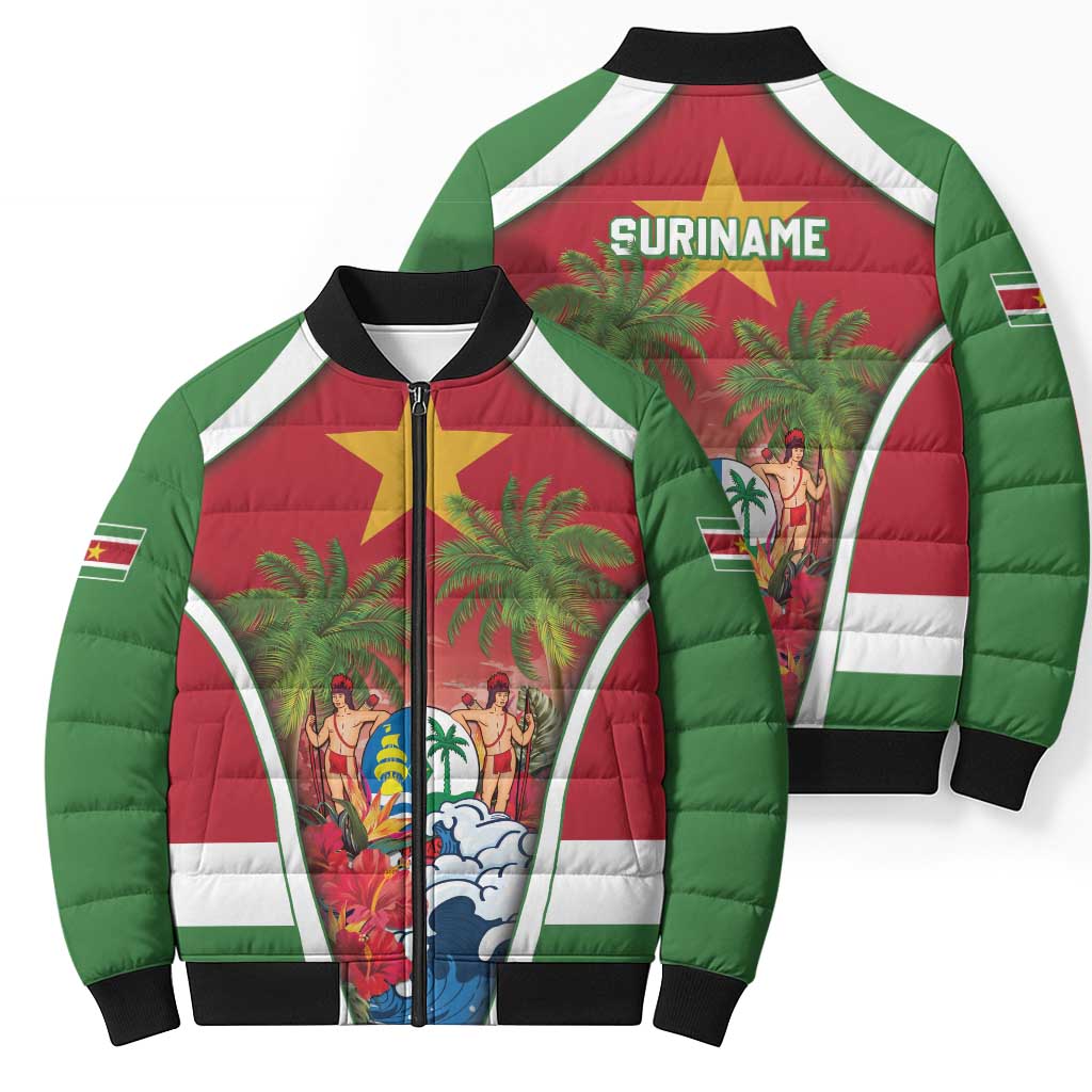 Suriname Ketikoti Bomber Puffer Jacket Happy Emancipation Day - Wonder Print Shop