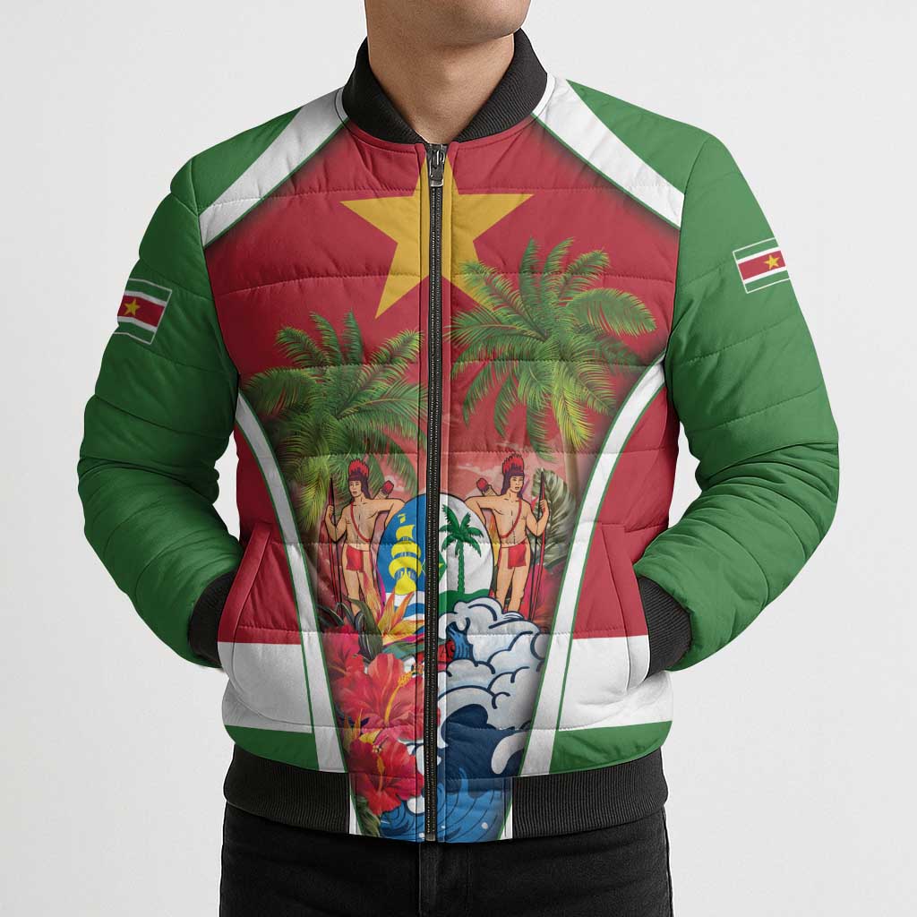 Suriname Ketikoti Bomber Puffer Jacket Happy Emancipation Day - Wonder Print Shop