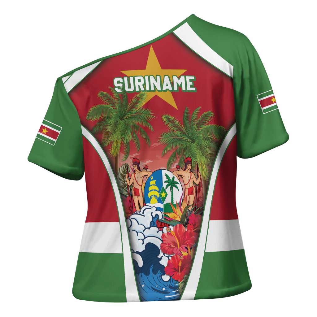Suriname Ketikoti Cross Shoulder Shirt Happy Emancipation Day - Wonder Print Shop