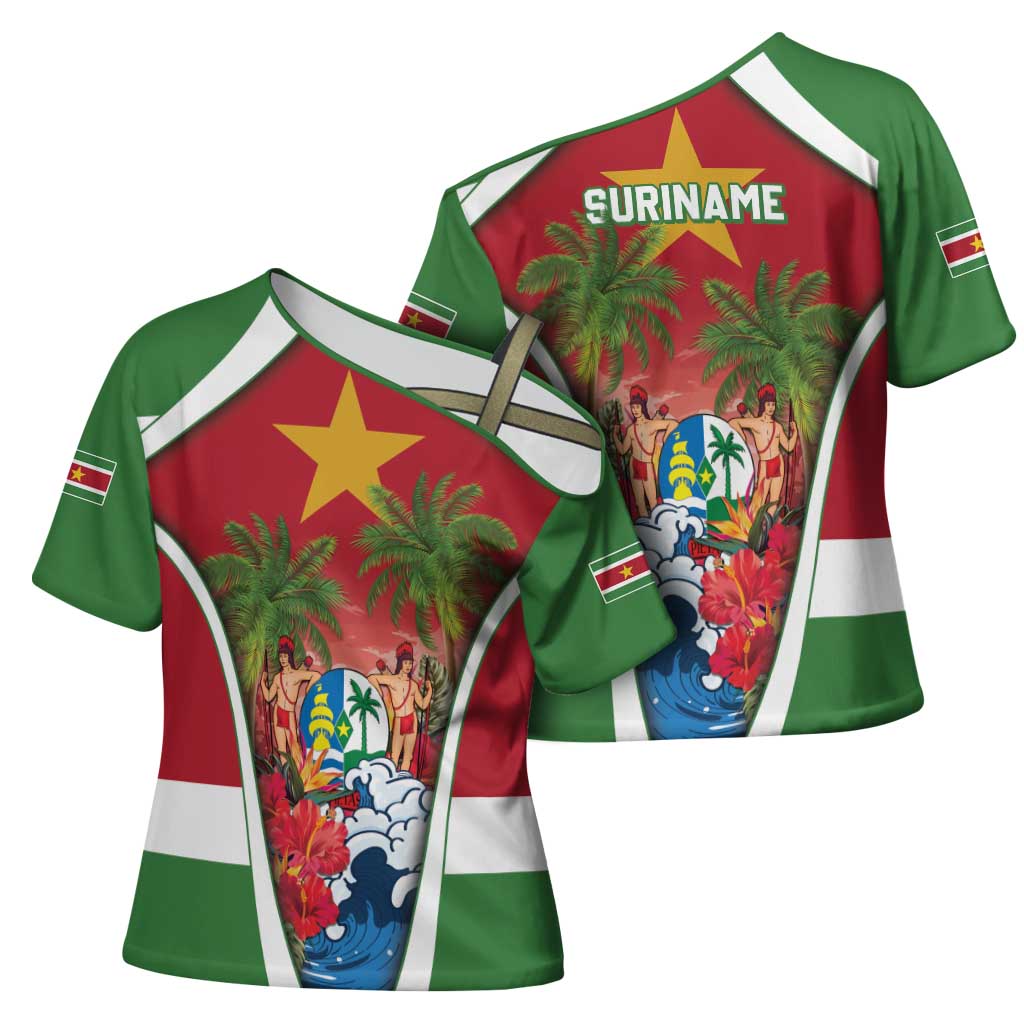 Suriname Ketikoti Cross Shoulder Shirt Happy Emancipation Day - Wonder Print Shop