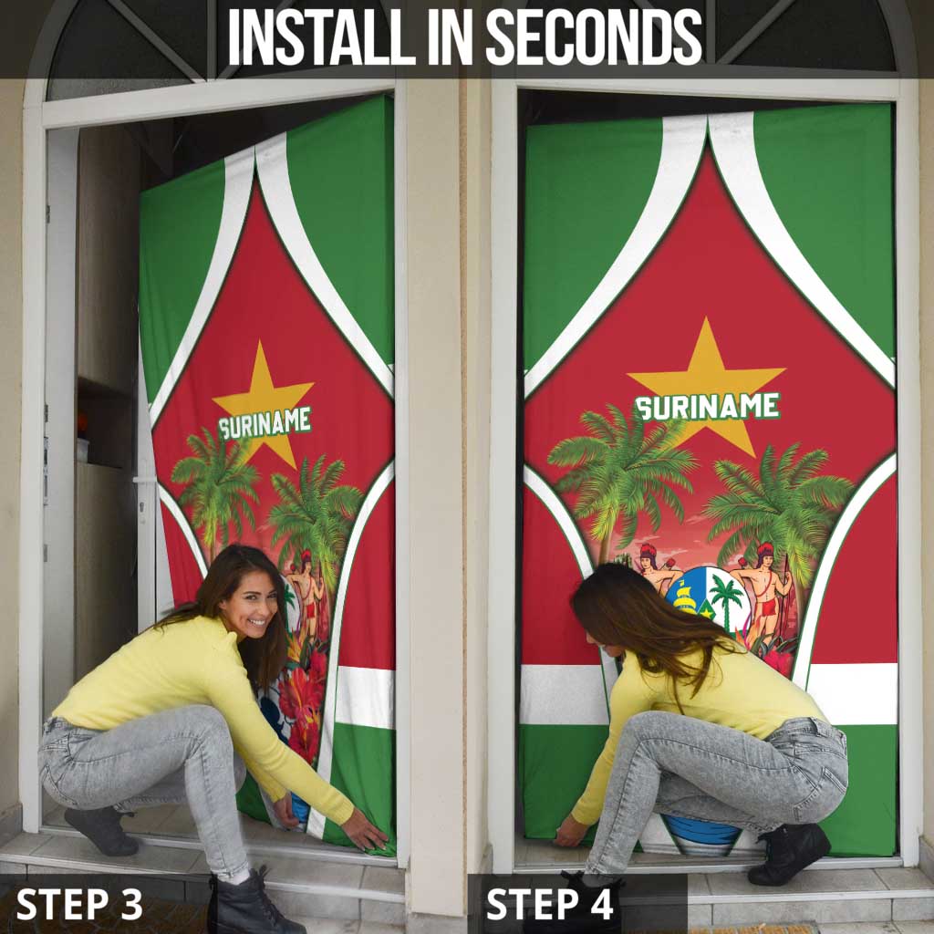 Suriname Ketikoti Door Cover Happy Emancipation Day - Wonder Print Shop