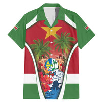 Suriname Ketikoti Family Matching Mermaid Dress and Hawaiian Shirt Happy Emancipation Day - Wonder Print Shop