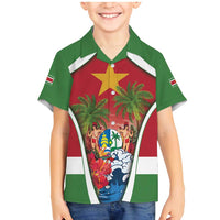 Suriname Ketikoti Family Matching Mermaid Dress and Hawaiian Shirt Happy Emancipation Day - Wonder Print Shop