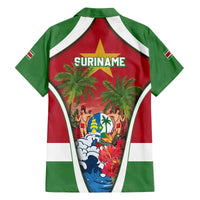 Suriname Ketikoti Family Matching Off The Shoulder Long Sleeve Dress and Hawaiian Shirt Happy Emancipation Day - Wonder Print Shop