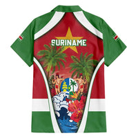 Suriname Ketikoti Family Matching Short Sleeve Bodycon Dress and Hawaiian Shirt Happy Emancipation Day - Wonder Print Shop