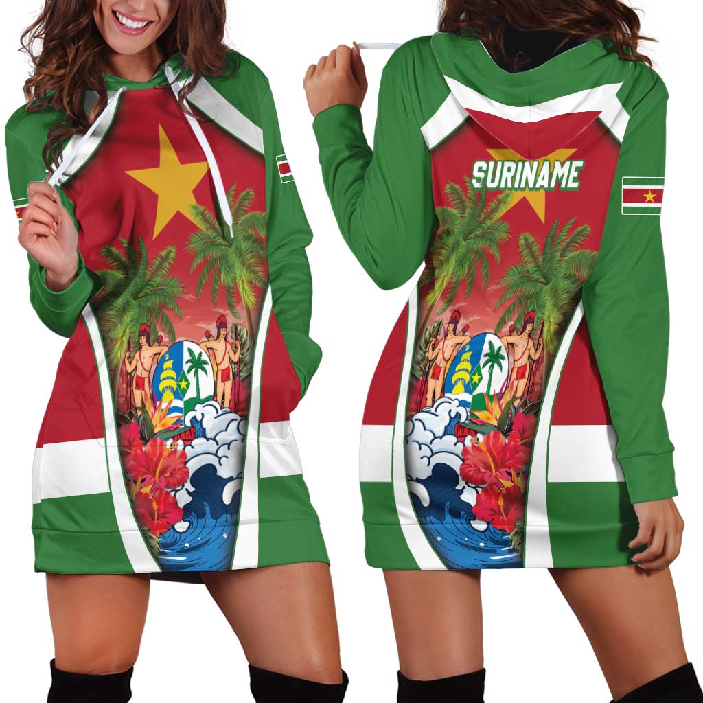 Suriname Ketikoti Hoodie Dress Happy Emancipation Day - Wonder Print Shop