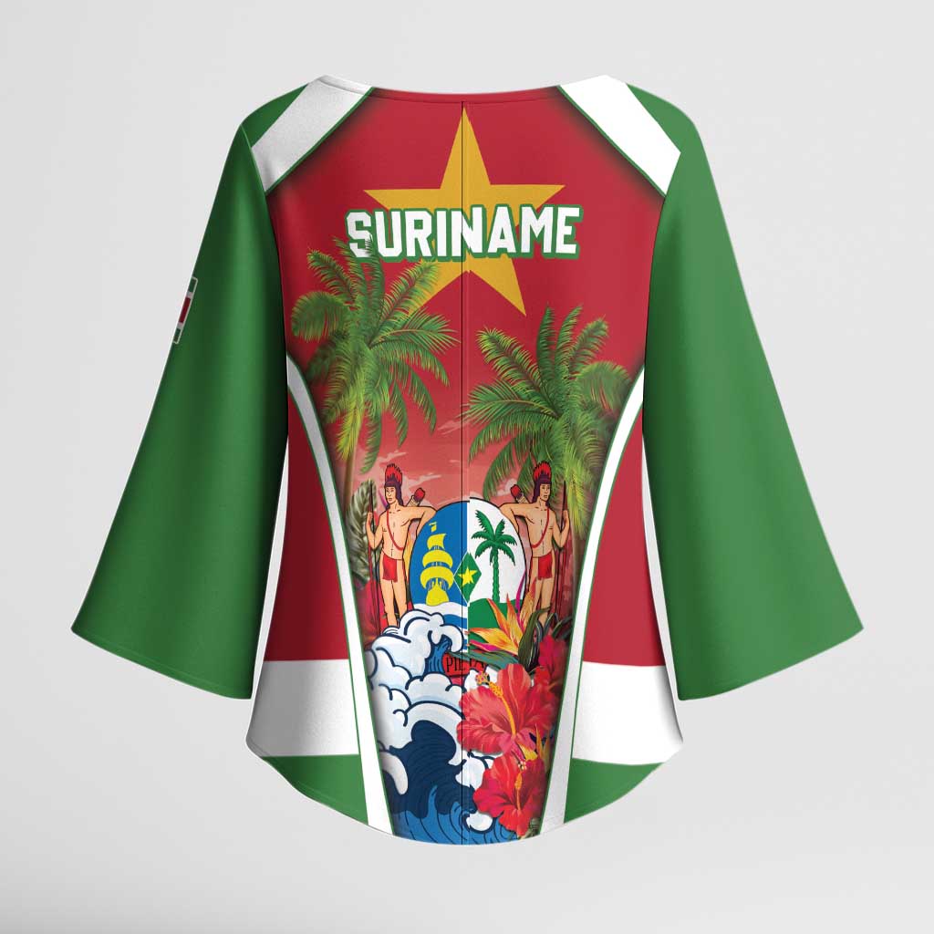 Suriname Ketikoti Kimono Sleeve Blouse Happy Emancipation Day - Wonder Print Shop