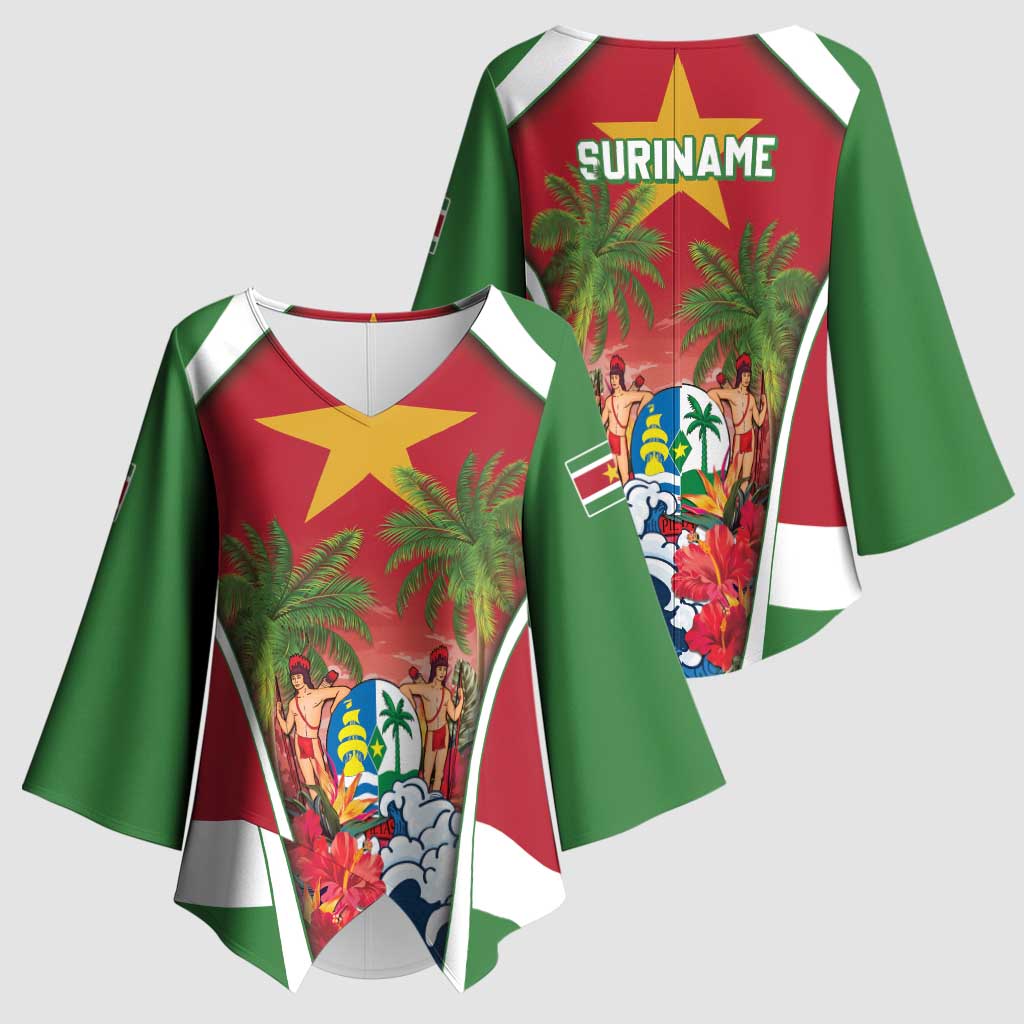 Suriname Ketikoti Kimono Sleeve Blouse Happy Emancipation Day - Wonder Print Shop