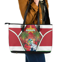 Suriname Ketikoti Leather Tote Bag Happy Emancipation Day - Wonder Print Shop