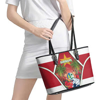 Suriname Ketikoti Leather Tote Bag Happy Emancipation Day - Wonder Print Shop