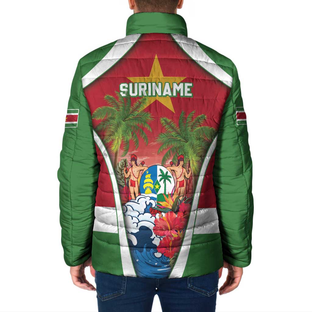 Suriname Ketikoti Padded Jacket Happy Emancipation Day - Wonder Print Shop