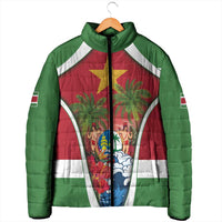 Suriname Ketikoti Padded Jacket Happy Emancipation Day - Wonder Print Shop