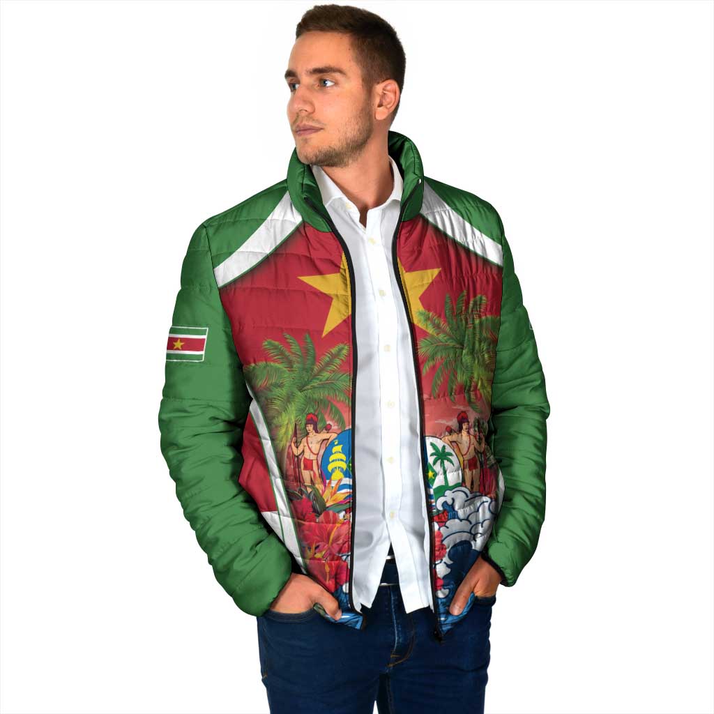 Suriname Ketikoti Padded Jacket Happy Emancipation Day - Wonder Print Shop