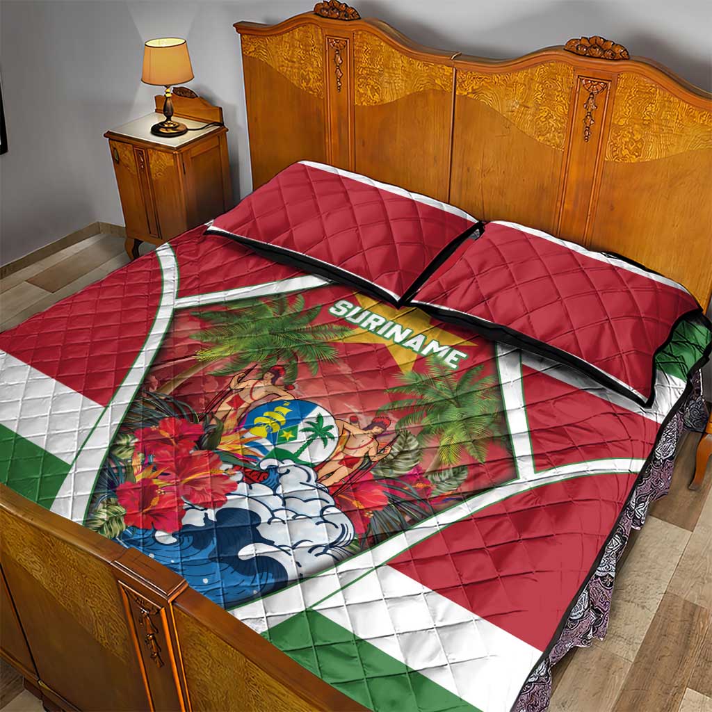 Suriname Ketikoti Quilt Bed Set Happy Emancipation Day - Wonder Print Shop