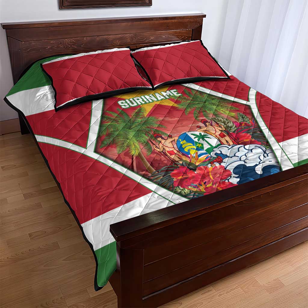 Suriname Ketikoti Quilt Bed Set Happy Emancipation Day - Wonder Print Shop