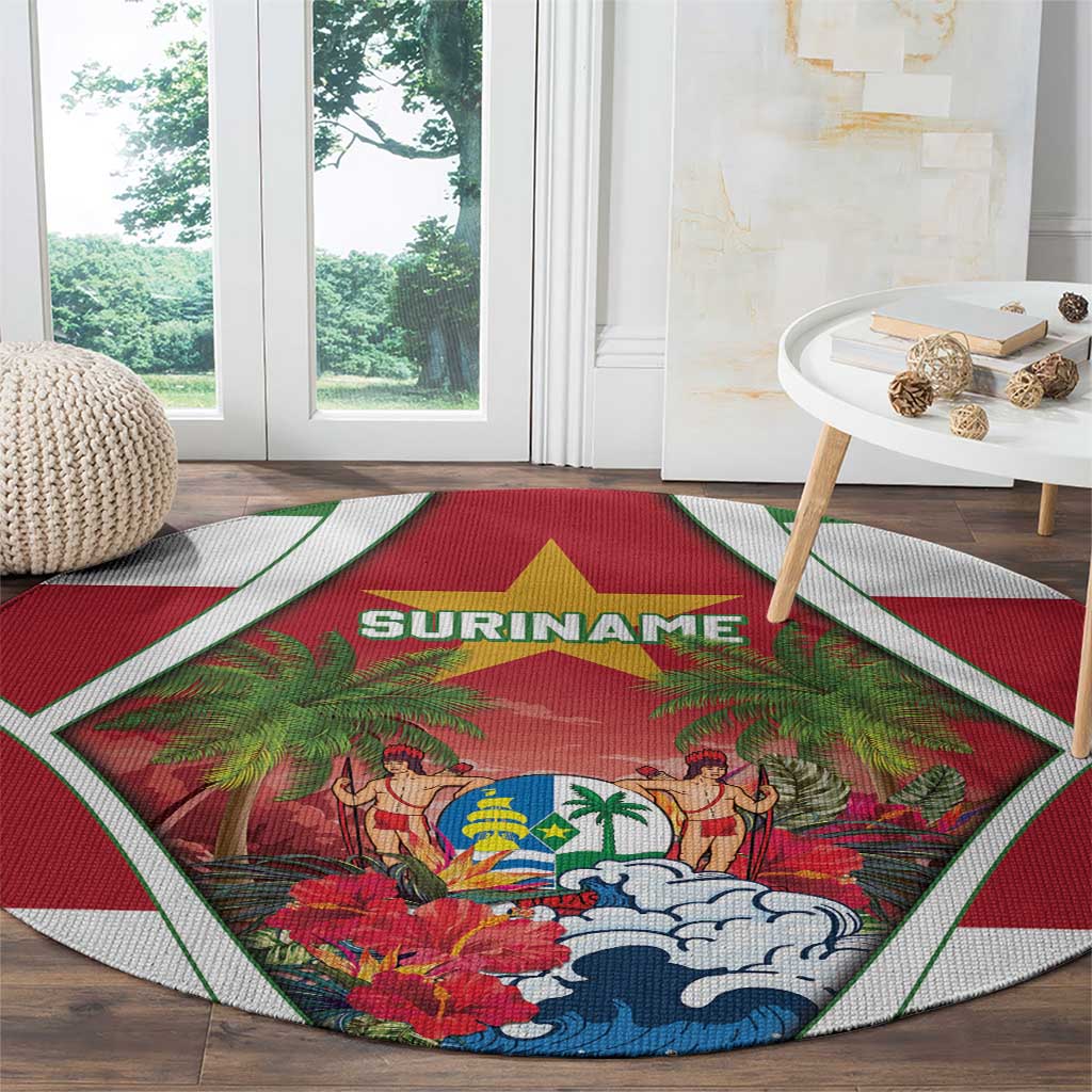 Suriname Ketikoti Round Carpet Happy Emancipation Day - Wonder Print Shop