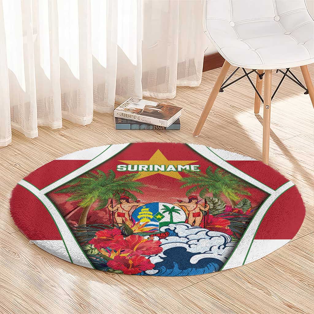 Suriname Ketikoti Round Carpet Happy Emancipation Day - Wonder Print Shop