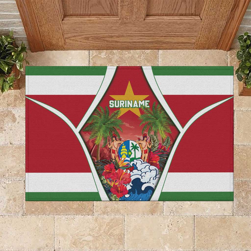 Suriname Ketikoti Rubber Doormat Happy Emancipation Day - Wonder Print Shop