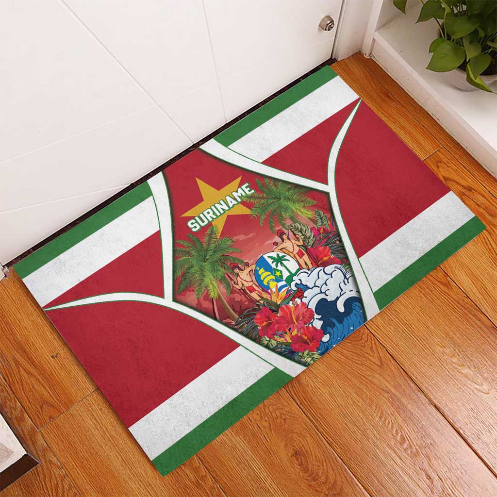 Suriname Ketikoti Rubber Doormat Happy Emancipation Day - Wonder Print Shop