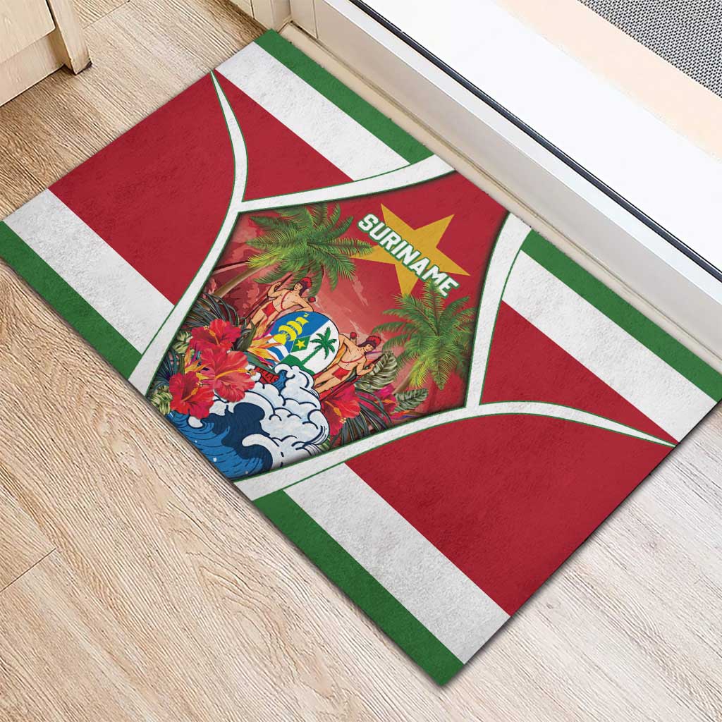 Suriname Ketikoti Rubber Doormat Happy Emancipation Day - Wonder Print Shop