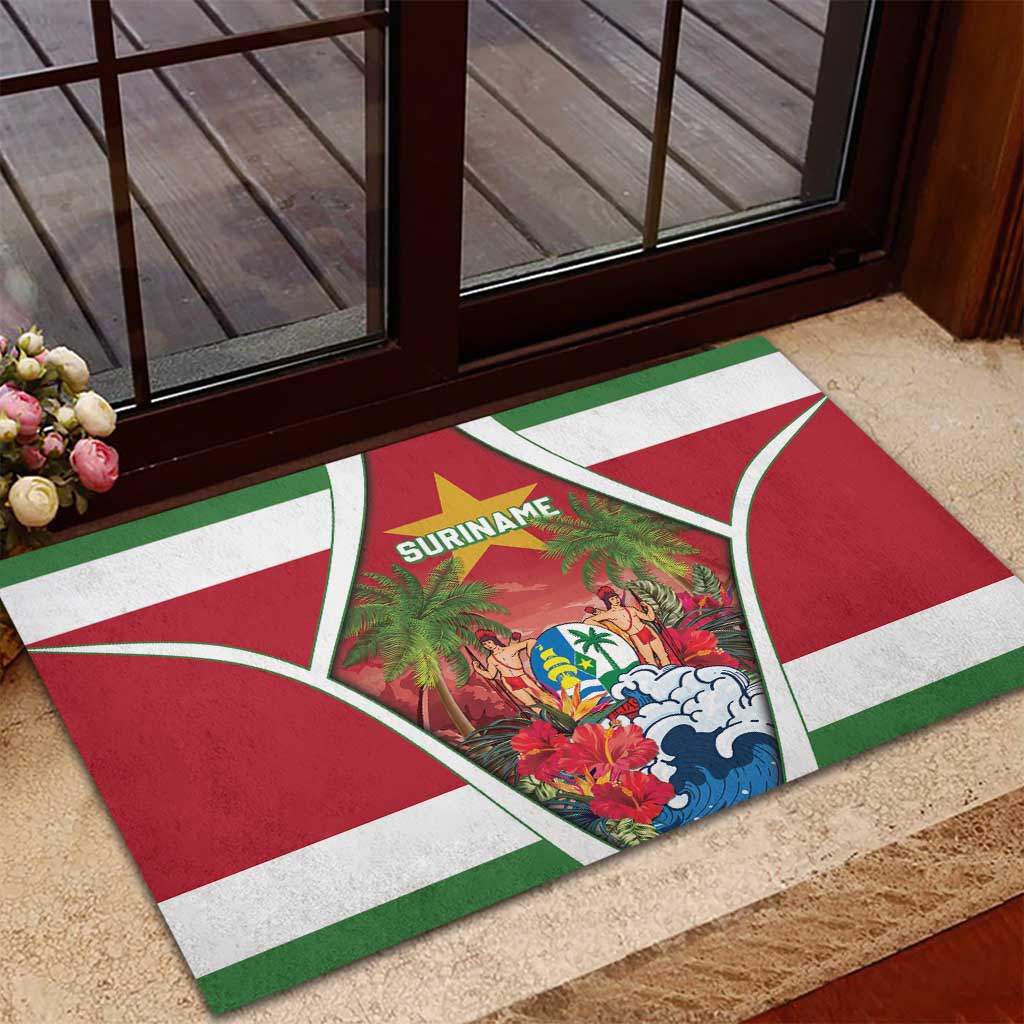 Suriname Ketikoti Rubber Doormat Happy Emancipation Day - Wonder Print Shop